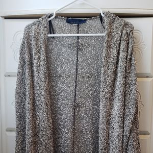 Black and cream cardigan